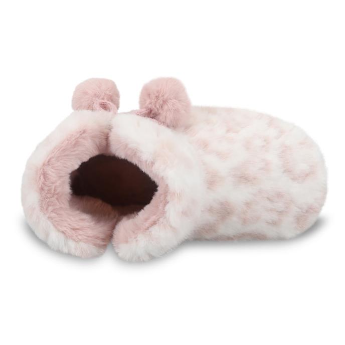 totes toasties® Kids Boot Slippers Pink / White Extra Image 5